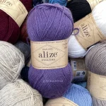 Alize Wooltime 235 фіолетовий — моток 100г 75% вовна супервош