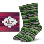 Alize Superwash Comfort 2696 Шкарпеткова пряжа секційного фарбування