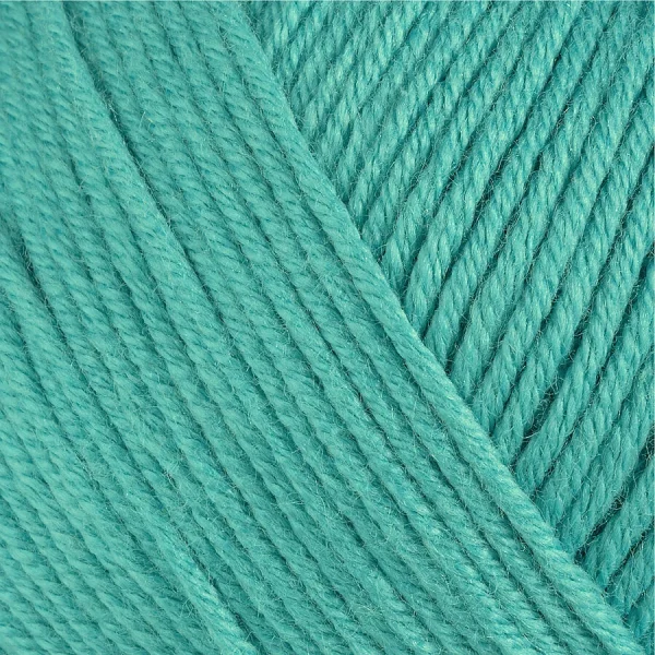 Gazzal Baby Cotton 3426 лазурь — моток пряжі напівбавовна 50 г