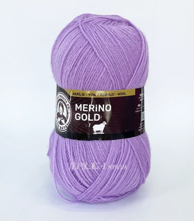 Madame Tricote Merino Gold 056 бузковий пряжа напішерсть