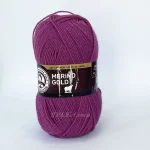 Madame Tricote Merino Gold 051 темна фуксія пряжа напівшерсть
