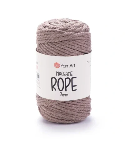 Yarnart Macrame Rope 3мм 768 кемел — купити кручений макраме