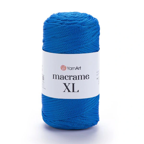 YARNART_MACRAME_XL_139 Yarnart Macrame XL 139 волошковий синій шнур макраме 3 мм 100% поліестер купити Київ