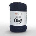 YarnArt Macrame Cord 3 мм 784 синій — міцний бавовняний шнур 3мм для в'язання сумки чи припинди
