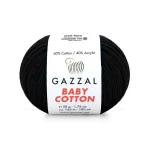 Gazzal Baby Cotton 3433 чорний - Зображення 2