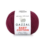 Gazzal Baby Cotton 3442 винний - Зображення 2