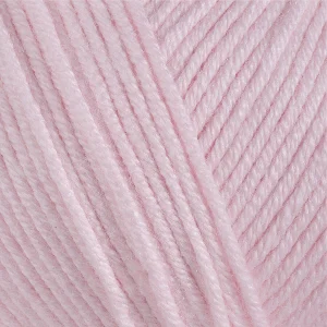 Gazzal Baby Cotton 3411 рожевий — моток пряжі напівбавовна 50 г