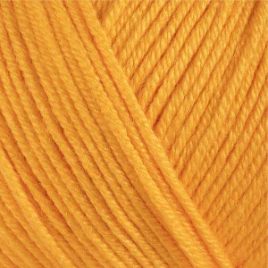 Gazzal Baby Cotton 3416 помаранчевий — моток пряжі напівбавовна 50 г