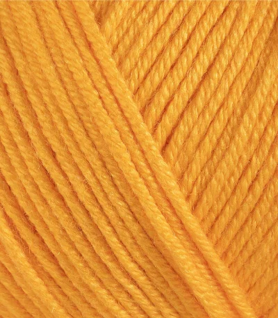 Gazzal Baby Cotton 3416 помаранчевий — моток пряжі напівбавовна 50 г