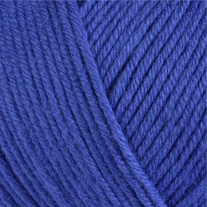 Gazzal Baby Cotton 3421 яскраво-синій — моток пряжі напівбавовна 50 г