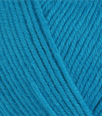 Gazzal Baby Cotton 3428 морська хвиля — моток пряжі напівбавовна 50 г