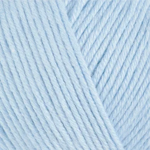 Gazzal Baby Cotton 3429 блідо-блакитний — моток пряжі напівбавовна 50 г