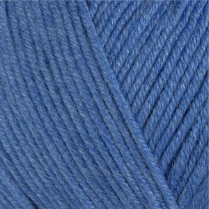 Gazzal Baby Cotton 3431 синій джинс — моток пряжі напівбавовна 50 г