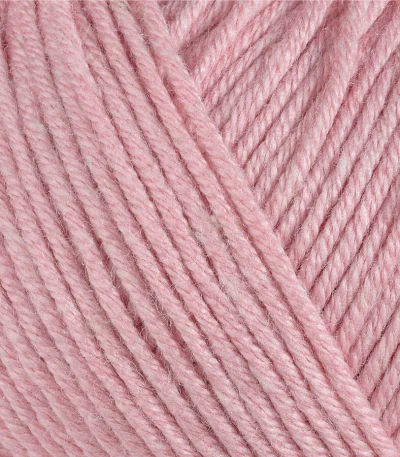 Gazzal Baby Cotton 3444 пильно-рожевий — моток пряжі напівбавовна 50 г