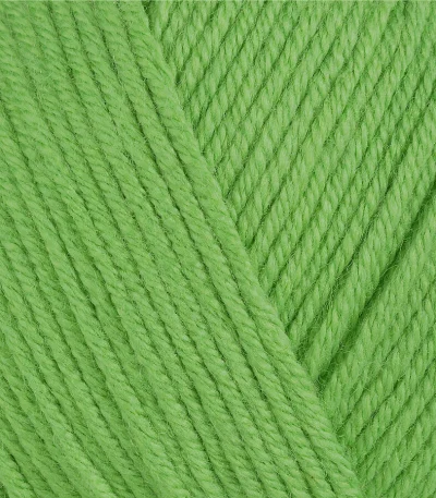 Gazzal Baby Cotton 3448 зелений — моток пряжі напівбавовна 50 г