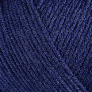 Gazzal Baby Cotton 3438 темно-синій — моток пряжі напівбавовна 50 г