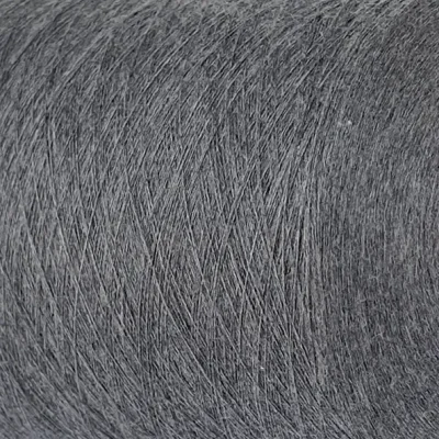 Італійська бобінна пряжа Zegna Baruffa Cashwool 421428 темно-сірий меланж